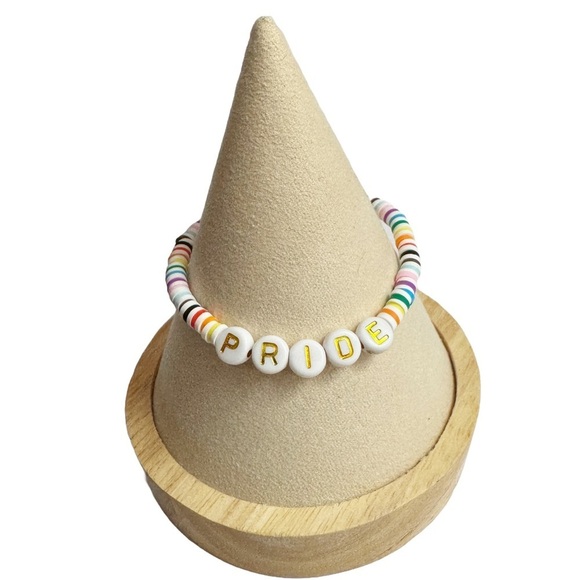COPY - NWOT Pura Vida Pride Stretch Bracelet - Picture 2 of 4